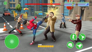Power Superhero Spider Fighter Poster