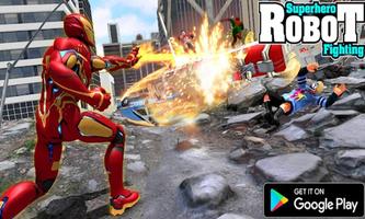 Iron Super Hero Crime War game پوسٹر