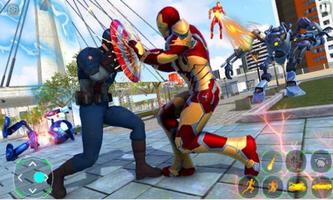 Iron Super Hero Crime War game اسکرین شاٹ 1