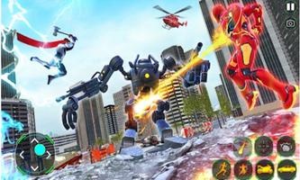 Iron Super Hero Crime War game capture d'écran 2