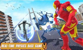 Iron Super Hero Crime War game اسکرین شاٹ 3