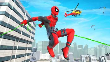 Flying Spider Hero: Rope Hero Affiche