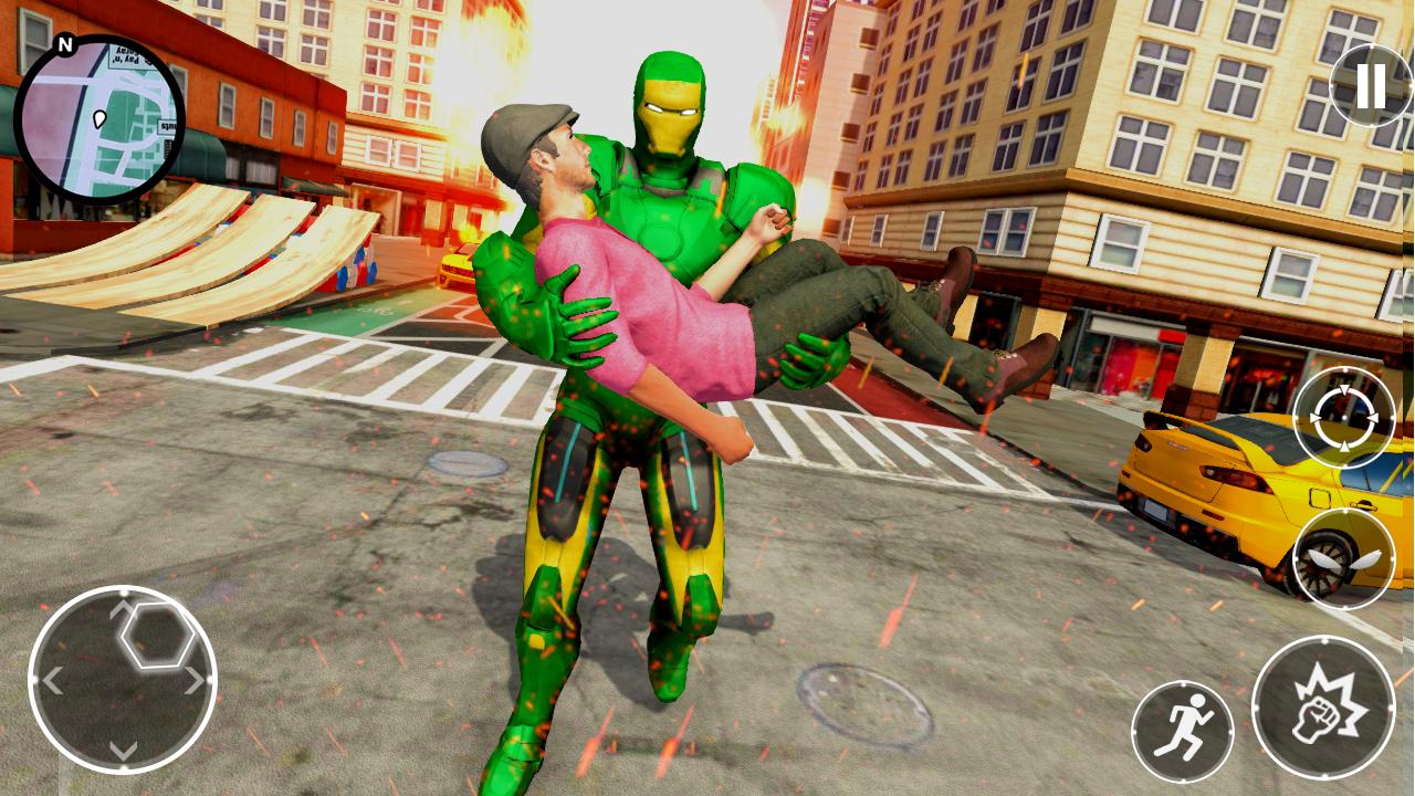 Superhero Iron Robot Gangster Crime City Mission For - newiron man simulator roblox