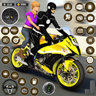 Superhero Bike Sim: Game Taksi ikon