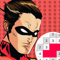 Superhero Coloring Pixel Art C