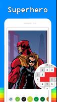 Superhero Coloring Pixel Art C Ekran Görüntüsü 2
