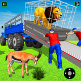 Zoo Animals Transport Trucking simgesi