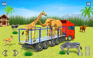 Zoo Animals Transport Trucking capture d'écran 3