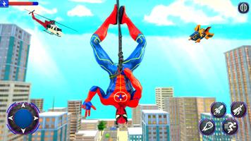 Flying Superhero Rescue Battle poster