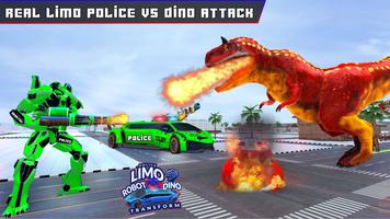 Police Limo Dino Robot Fight ảnh chụp màn hình 3
