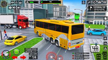 Coach Bus Simulator Driving 3D capture d'écran 2