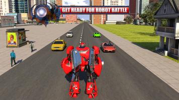 Flying Robot Car Simulator: Re تصوير الشاشة 2