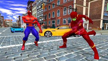 Flying Spider Iron Rope Superhero Adventure اسکرین شاٹ 2