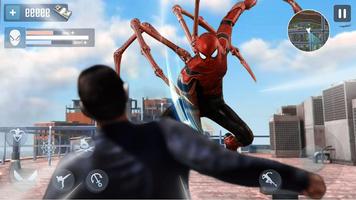 Mutant Spider Hero: Miami Rope hero Game Affiche