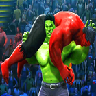 Incredible Green Superhero Sim icône