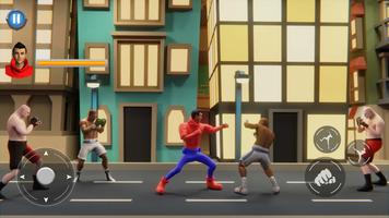 Superhero Street Fighting Game Affiche