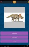 Jurassic Dinosaurs Quiz Affiche