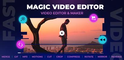 Magic Video Editor الملصق