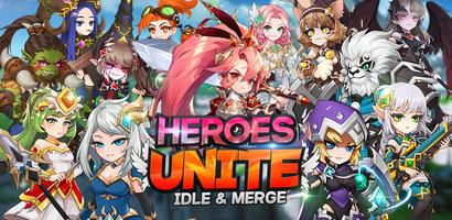 HEROES UNITE : IDLE & MERGE اسکرین شاٹ 1