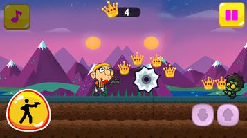 Super Jeffy Run shooterJungle  تصوير الشاشة 1