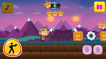 Super Jeffy Run shooterJungle  تصوير الشاشة 3