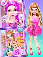 Pink Princess Makeup Salon - Super Model capture d'écran 3