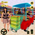 Virtual Mom Shopping Car Games icône