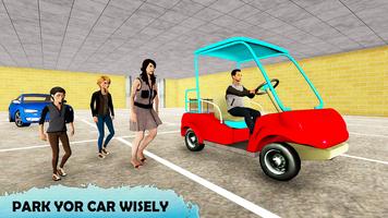 Virtual Mom Shopping Car Games Affiche