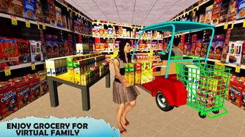 Virtual Mom Shopping Car Games capture d'écran 1