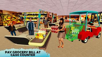 Virtual Mom Shopping Car Games capture d'écran 2