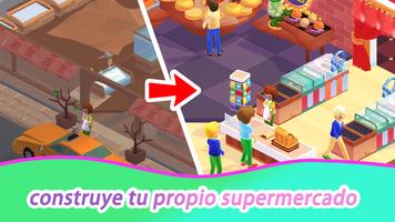 Simulad supermercado:mi tienda Poster
