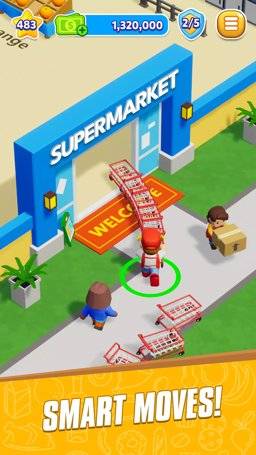 Idle Supermarket Tycoon Empire