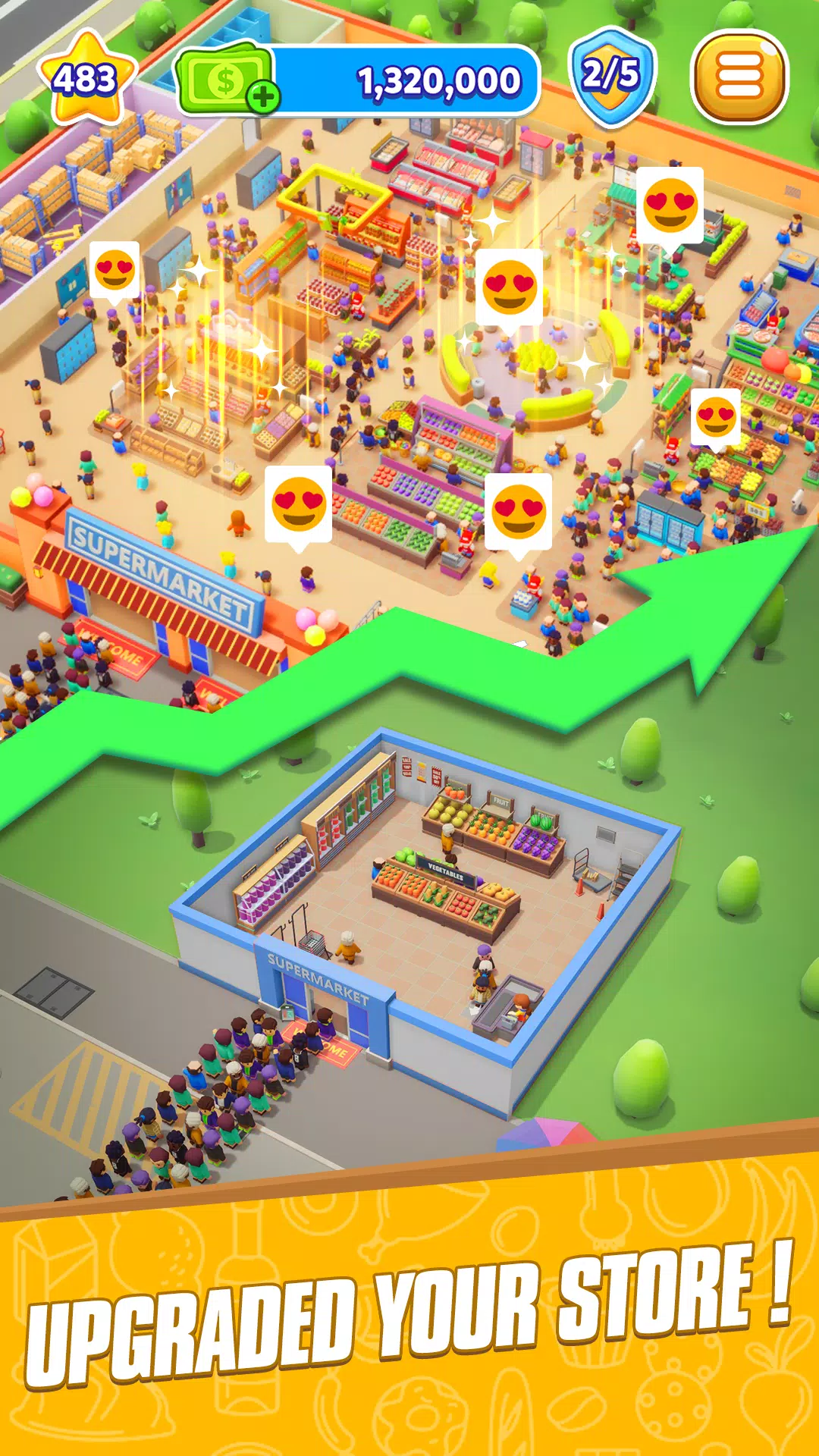 Idle Supermarket Tycoon Empire