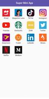 Super Mini App capture d'écran 1