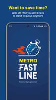 METRO Fast Line الملصق