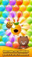 BUBBLE SHOOTER : HUNGRY BEAR Cartaz