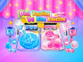 Pink & Blue Makeup Slime 海报