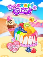 Poster Sweet Desserts Chef