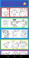 Super - Wings Coloring Cartoon ภาพหน้าจอ 1