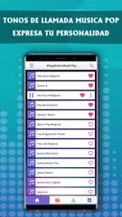 Descargar APK de Tonos de Llamada Musica Pop