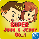 Super John & Jenny Go Game aplikacja