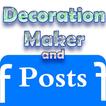 Decoration maker and Facebook posts - Keyboard