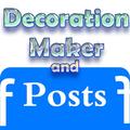 Decoration maker and Facebook posts - Keyboard