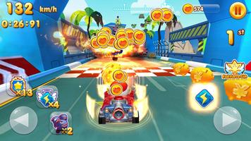 Super Toon Kart Racing capture d'écran 2