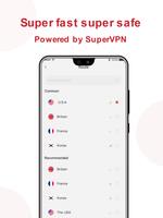 Super VPN- Free VPN Proxy Serv capture d'écran 3