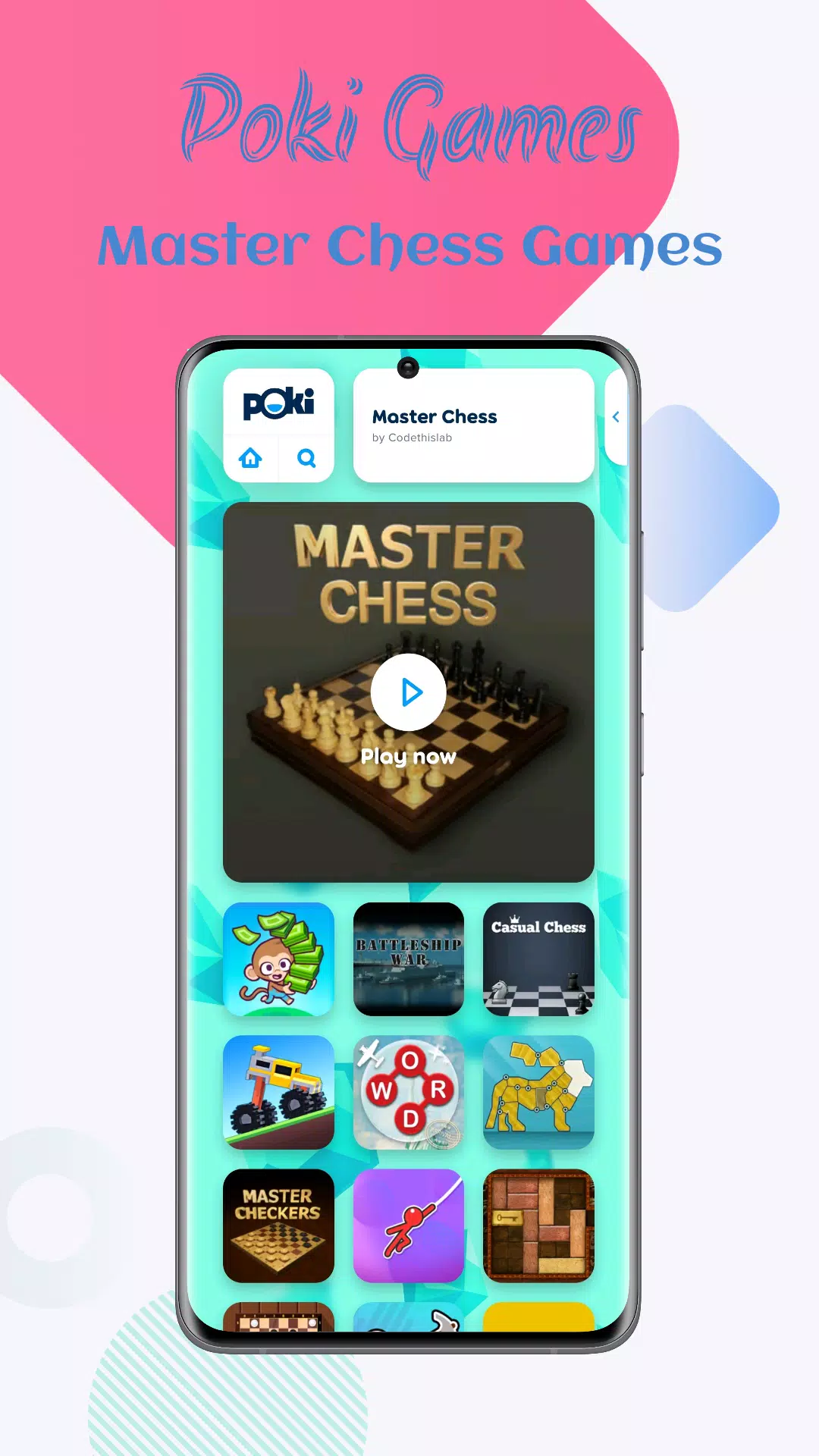 MASTER CHESS ONLINE BOARD FROM POKI COM 