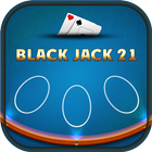 21 Blackjack Free Card Game Offline icône
