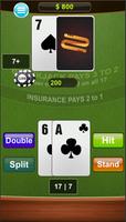 21 Blackjack Free Card Game Offline capture d'écran 1
