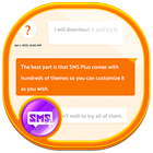 SMS Plus Orange ícone