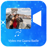 Video Me Gana Badle : Audio Video Editor Mixer icon